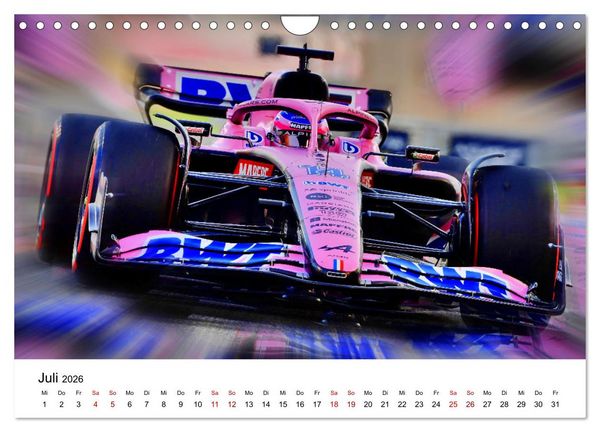 Produktbild: Adrenalin pur und Puls 200 (Wandkalender 2026 DIN A4 quer), CALVENDO Monatskalender