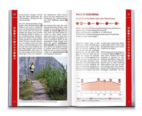 Produktbild: KOMPASS Wanderführer Sextner Dolomiten, Naturpark Drei Zinnen - Herausragende Dolomiten, 50 Touren mit Extra-Tourenkarte