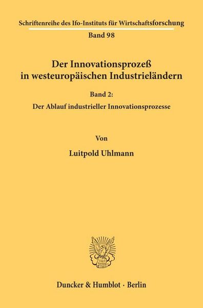 Produktbild: Der Innovationsproze&szlig; in westeurop&auml;ischen Industriel&auml;ndern.