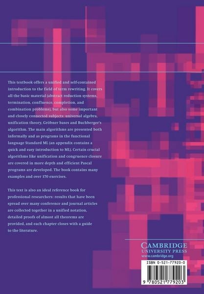 Produktbild: Term Rewriting and All That