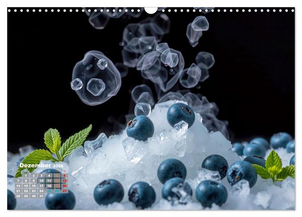 Produktbild: Superfood Blaubeeren und Erdbeeren (Wandkalender 2026 DIN A3 quer), CALVENDO Monatskalender