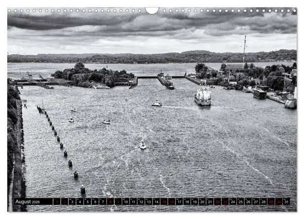 Produktbild: Ein Blick auf Kiel (Wandkalender 2026 DIN A3 quer), CALVENDO Monatskalender