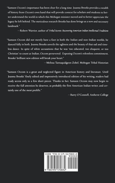 Produktbild: The Collected Writings of Samson Occom, Mohegan