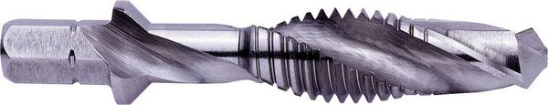 Produktbild: Exact 05905 Kombigewindebohrer metrisch M8 1.25mm Rechtsschneidend DIN 3126 HSS 1St.