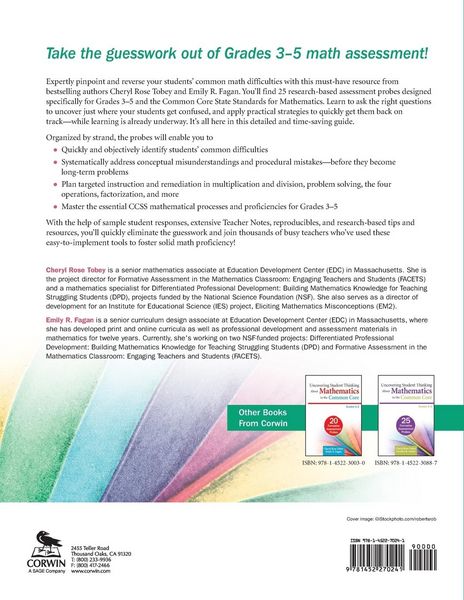 Produktbild: Uncovering Student Thinking About Mathematics in the Common Core, Grades 3-5