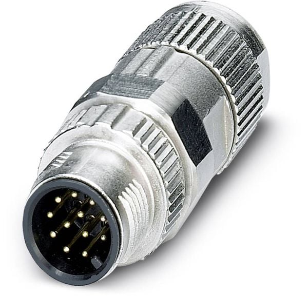 Produktbild: Phoenix Contact 1559592 Sensor-/Aktor-Steckverbinder, unkonfektioniert M12 Stecker, gerade Polzahl Sensoren: 12 1 St.