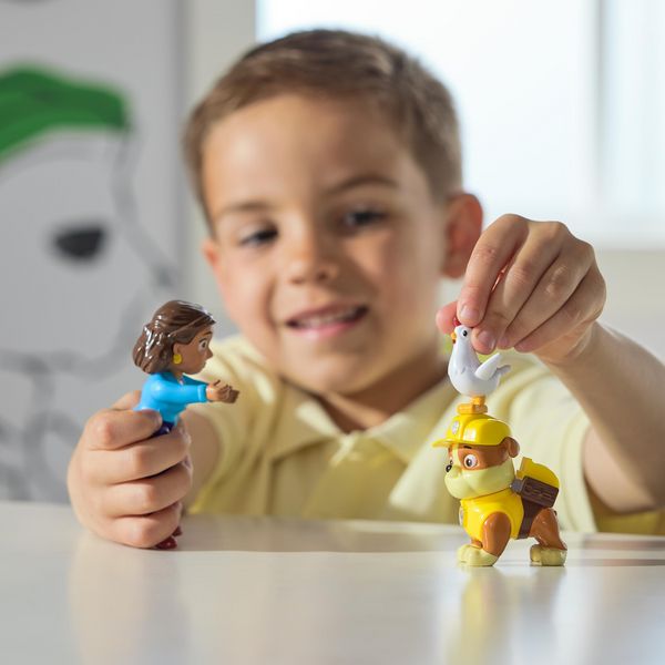 Produktbild: PAW Patrol Hero Pups &ndash; Actionfigurenset mit Rubble Hundefigur, B&uuml;rgermeisterin Gutherz Figur und Henrietta H&uuml;hner Figur