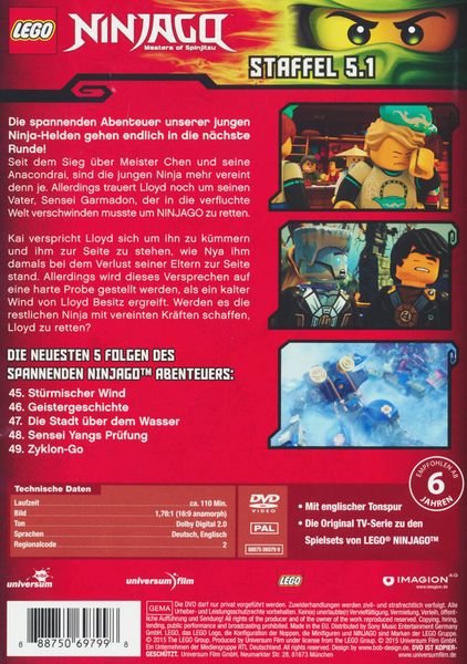 Produktbild: LEGO Ninjago - Staffel 5.1