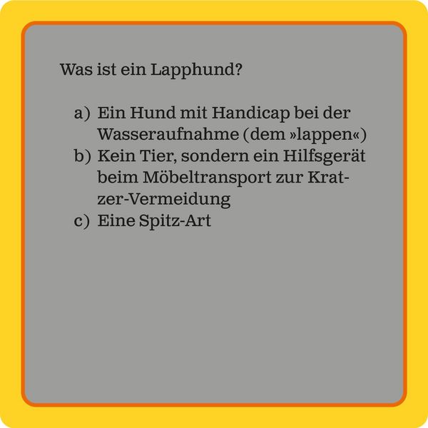 Produktbild: Das Hunde-Quiz (Neuauflage)