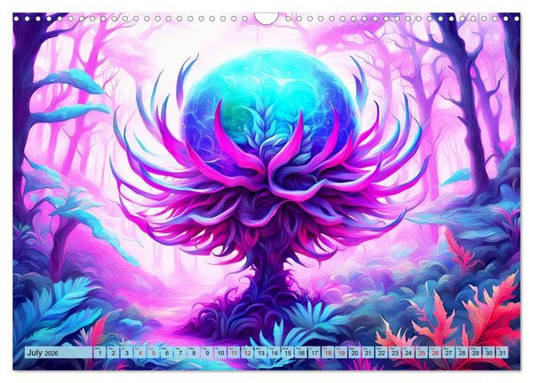 Produktbild: Intergalactic garden (Wall Calendar 2026 DIN A3 landscape), CALVENDO 12 Month Wall Calendar