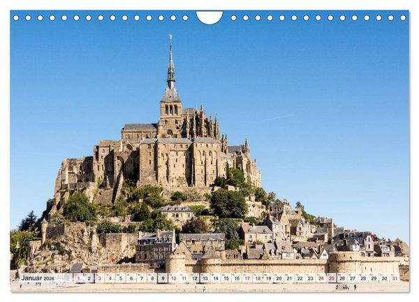 Produktbild: Normandie &ndash; Wo Natur auf Kultur trifft (Wandkalender 2026 DIN A4 quer), CALVENDO Monatskalender