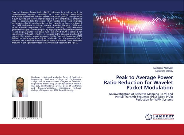 Produktbild: Peak to Average Power Ratio Reduction for Wavelet Packet Modulation