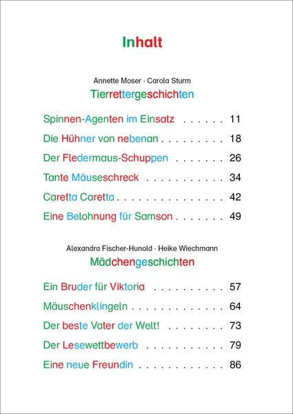 Die schönsten Silbengeschichten für Erstleser - Mädchen