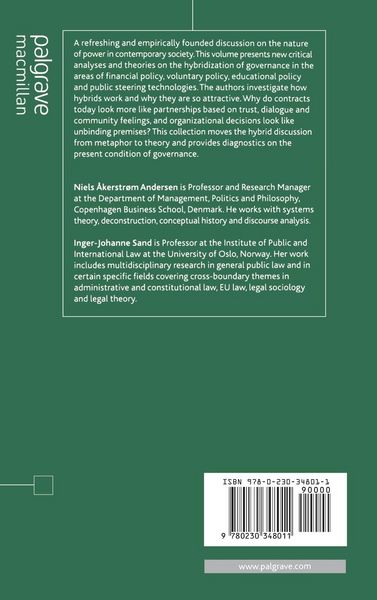 Produktbild: Hybrid Forms of Governance