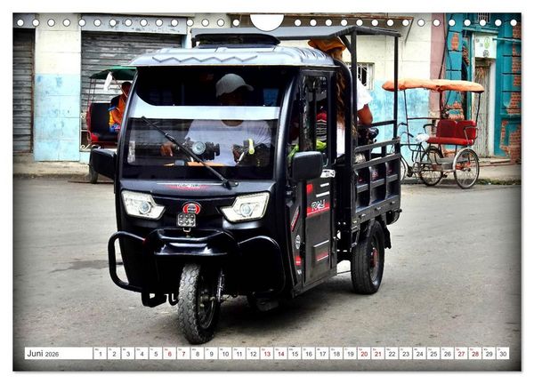 Produktbild: ECO TAXI - Umweltfreundlich in die Zukunft (Wandkalender 2026 DIN A4 quer), CALVENDO Monatskalender