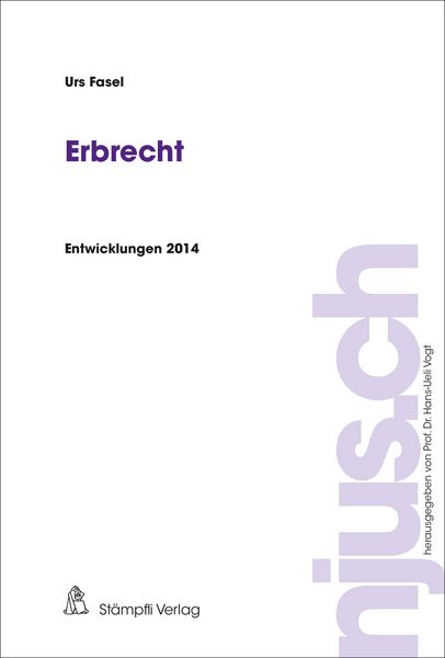 Produktbild: Erbrecht, Entwicklungen 2014