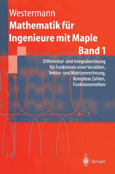 Produktbild: Mathematik f&uuml;r Ingenieure mit Maple