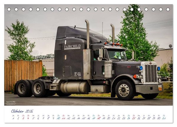 Produktbild: US Cars & Trucks in Alaska (Tischkalender 2026 DIN A5 quer), CALVENDO Monatskalender