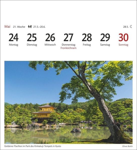 Produktbild: Japan Sehnsuchtskalender 2027 - Wochenkalender mit 53 Postkarten