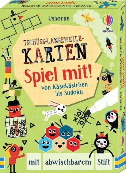 Produktbild: Tsch&uuml;ss-Langeweile-Karten: Spiel mit!