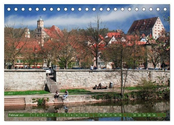 Produktbild: Stadtspaziergang durch Schw&auml;bisch Hall (Tischkalender 2027 DIN A5 quer), CALVENDO Monatskalender