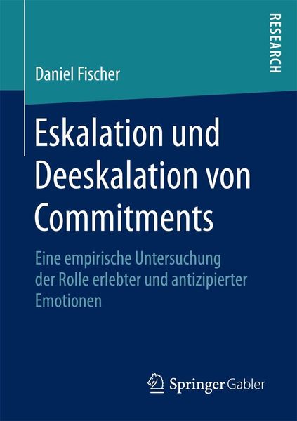 Produktbild: Eskalation und Deeskalation von Commitments