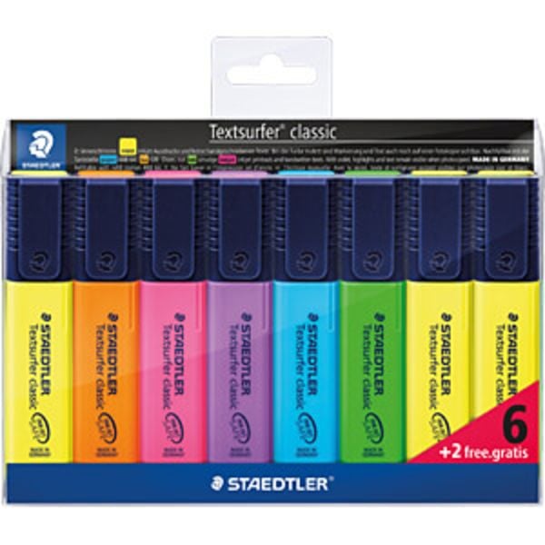 STAEDTLER Textmarker Textsurfer® classic 364 8er Set