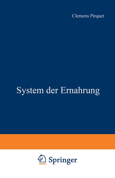 Produktbild: System der Ern&auml;hrung