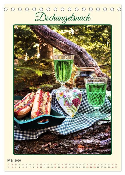 Produktbild: Aus Liebe: Picknick f&uuml;r Zwei (Tischkalender 2026 DIN A5 hoch), CALVENDO Monatskalender