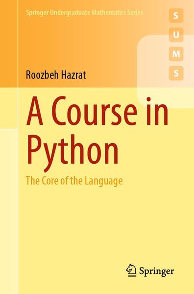 Produktbild: A Course in Python