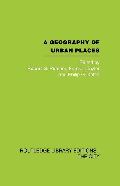 Produktbild: A Geography of Urban Places