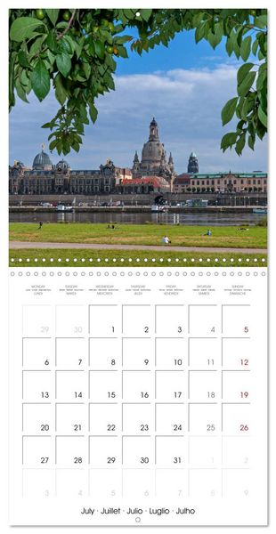 Produktbild: Dresden seasons of a city (Wall Calendar 2026 12 &times; 12 Inch) CALVENDO 12 Month Wall Calendar