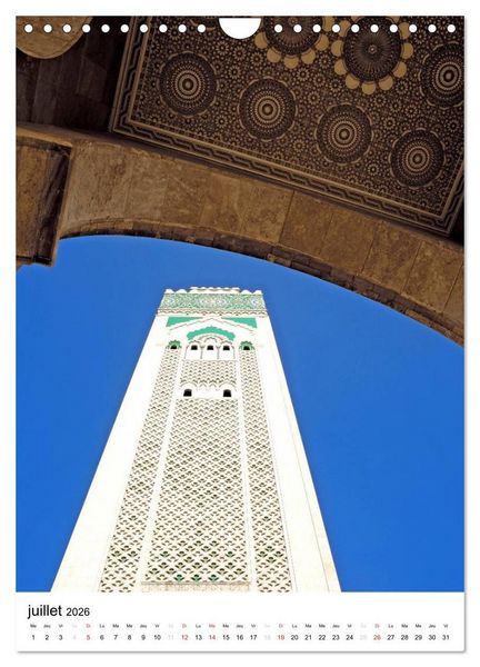 Produktbild: Couleurs MAROC (Calendrier mural 2026 DIN A4 horizontal), CALVENDO calendrier mensuel