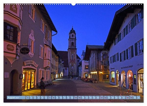 Produktbild: Mittenwald - Perle des Werdenfelser Landes (Wandkalender 2027 DIN A2 quer), CALVENDO Monatskalender