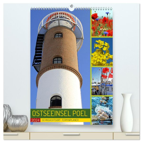 Sehnsuchtsort Ostseeinsel Poel (hochwertiger Premium Wandkalender 2024 DIN A2 hoch), Kunstdruck in Hochglanz