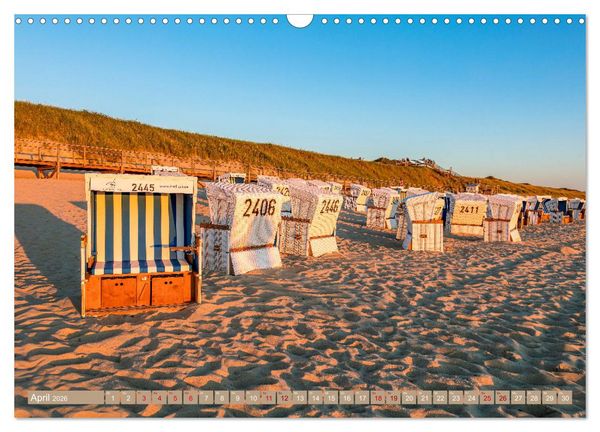 Produktbild: Sylt im Abendlicht (Wandkalender 2026 DIN A3 quer), CALVENDO Monatskalender