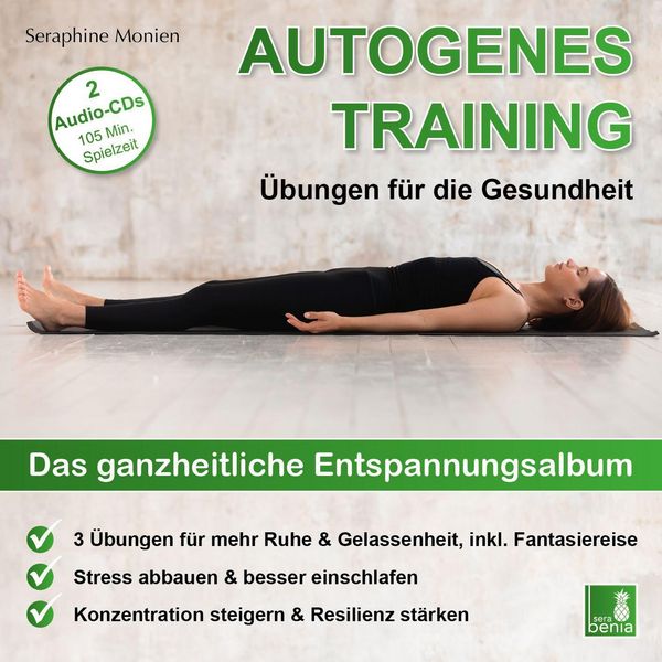 Produktbild: Autogenes Training | &Uuml;bungen f&uuml;r die Gesundheit | 2 CDs | 3 Entspannungs&uuml;bungen mit Entspannungsmusik {Tiefenentspannung, vegetatives Nervensystem beruhigen, Stressabbau, Konzentration steigern}