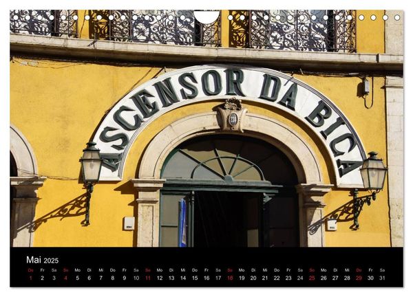 Produktbild: Mit der Tram durch Lissabon (Wandkalender 2025 DIN A4 quer), CALVENDO Monatskalender