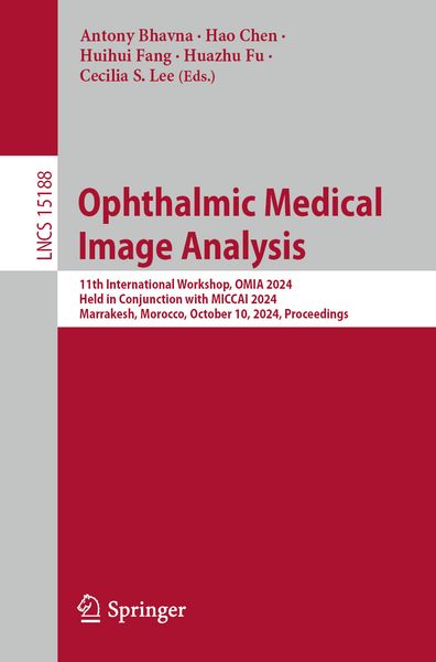 Produktbild: Ophthalmic Medical Image Analysis