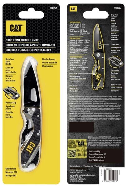 Produktbild: CAT 980267 Allzweckmesser Klingenl&auml;nge 67mm