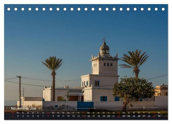 Produktbild: Marokko Maritim (Tischkalender 2026 DIN A5 quer), CALVENDO Monatskalender
