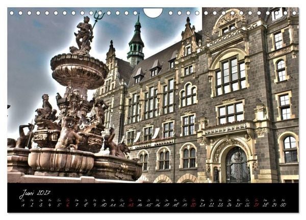 Produktbild: Wuppertal - Stadt der Schwebebahn in HDR (Wandkalender 2027 DIN A4 quer), CALVENDO Monatskalender
