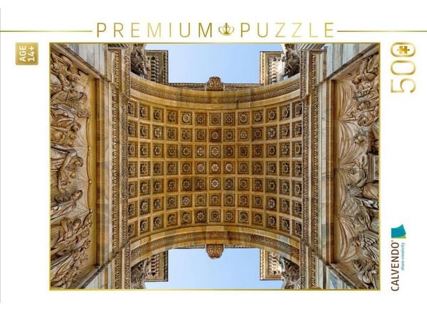 CALVENDO Puzzle Triumphbogen Arco della Pace in Mailand, Italien | 500 Teile Lege-Größe 48 × 36 cm Foto-Puzzle für Erwachsene