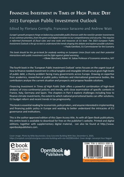 Produktbild: Financing Investment in Times of High Public Debt
