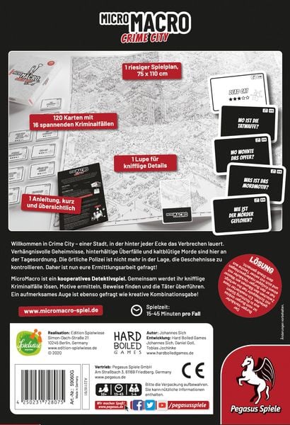Produktbild: MicroMacro: Crime City (Edition Spielwiese)