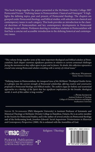 Produktbild: Defining Issues in Pentecostalism