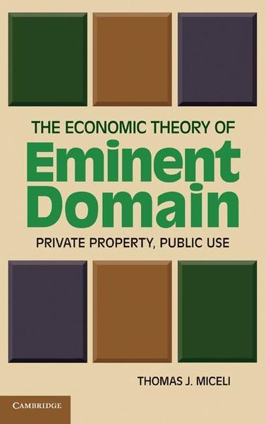 Produktbild: Economic Theory of Eminent Domain