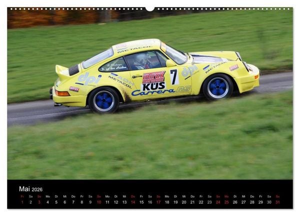Produktbild: Bergrennen und Rallye im Porsche (hochwertiger Premium Wandkalender 2026 DIN A2 quer), Kunstdruck in Hochglanz