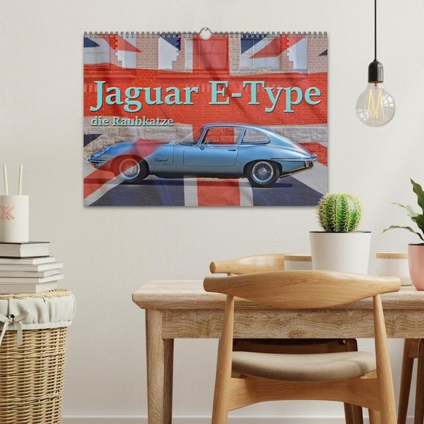 Produktbild: Jaguar E-Type - Die Raubkatze (Wandkalender 2026 DIN A3 quer), CALVENDO Monatskalender