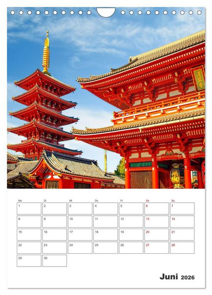 Produktbild: Schreine und Tempel - Heiligt&uuml;mern in Japan (Wandkalender 2026 DIN A4 hoch), CALVENDO Monatskalender